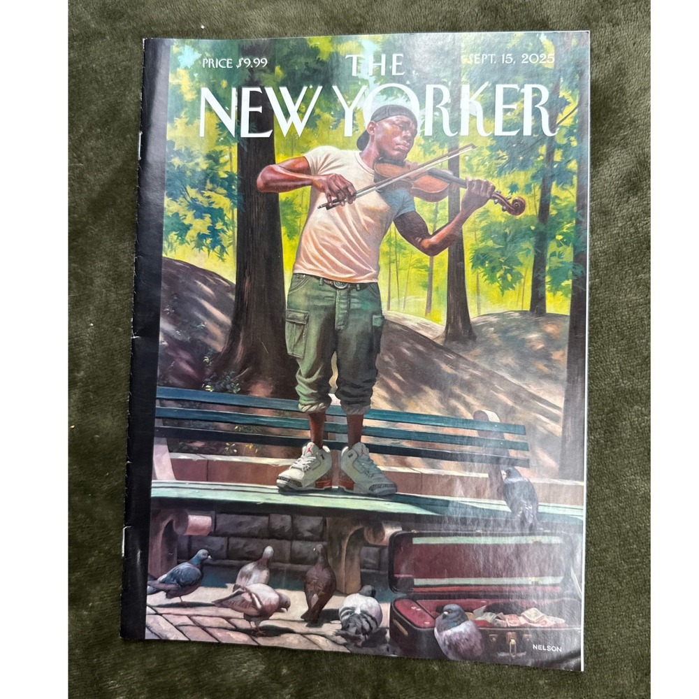 The New Yorker Magazine Sept 15 2025 Kadir‎ Nelson The Soloist Hermes Ad